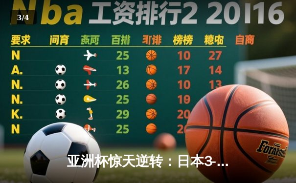 亚洲杯惊天逆转：日本3-2绝杀伊朗晋级决赛，浅野拓磨补时制胜 - 3